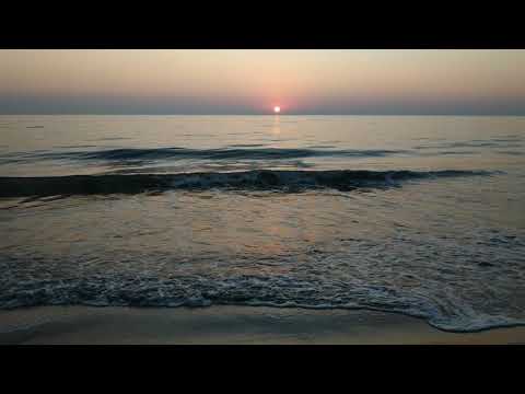 Sunset view of Cox's Bazar sea beach 2023