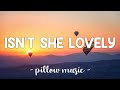 Isn't She Lovely - Stevie Wonder (Lyrics) 🎵