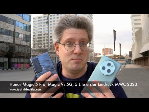 Honor Magic 5 Pro, Magic Vs 5G, 5 Lite erster Eindruck & Infos - MWC 2023