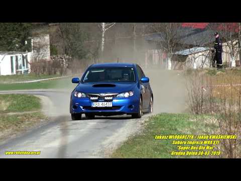 Ł. WŁODARCZYK / J. KWAŚNIEWSKI -Subaru Impreza WRX STi- "Super Oes Dla Mai" Grudna Dolna 30-03-2019