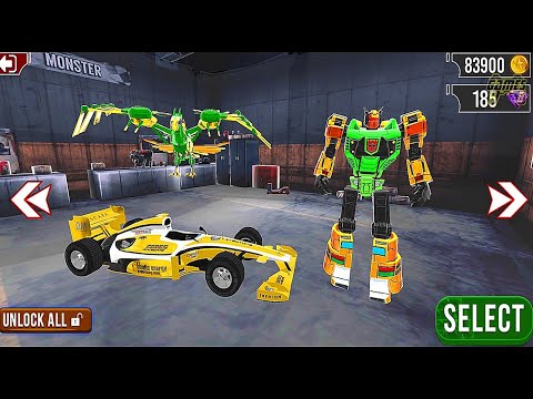 Eagle Robot Car Games – Formula Car Robot Games 2020 #4 - Android Gameplay