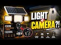 UNBOXING 450W AI Solar Floodlight Camera