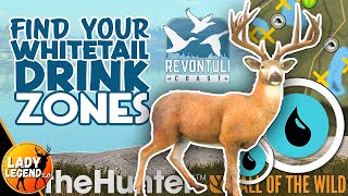 How to Find ALL of Your WHITETAIL DRINK ZONES (Detailed Zone Guide)!!! - Call of the Wild