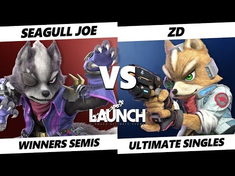 Smash Ultimate Tournament - Seagull Joe (Wolf) Vs. ZD (Fox) - Launch 2 Winners Semis