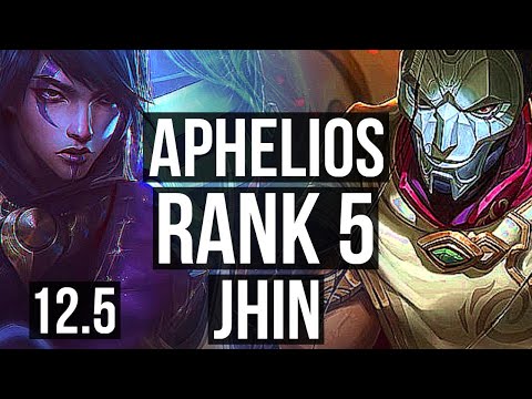 APHELIOS & Nami vs JHIN & Seraphine (ADC) (DEFEAT) | Rank 5, 7/1/1, Godlike | BR Challenger | 12.5