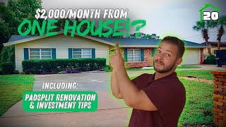 3-Bed to 9-Bed Padsplit Conversion: Property Went from $2,400 to $6,000/Month | 25 by 25 #20