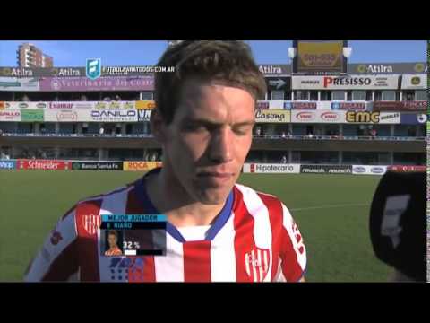Riaño: "Merecimos el triunfo". Rafaela 2 - Unión 3. Fecha 26. Primera División 2015. FPT.