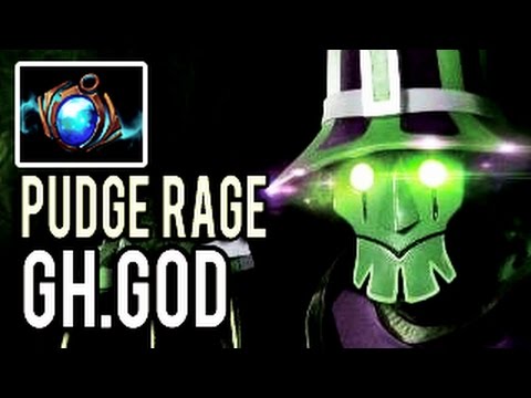 Most Epic Hooks by Gh.God Rubick Enemy Pudge RAGE! Epic 1 Hour Game 7.05 Dota 2