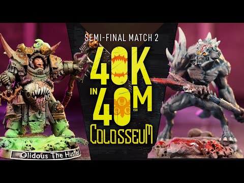 King of the Colosseum Semi-Final Game 2 Warhammer 40k in 40m
