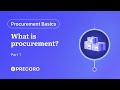 What Is Procurement? Part 1 — The Basics