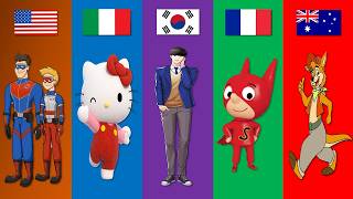 Cartoons From Different Countries | Pt.135