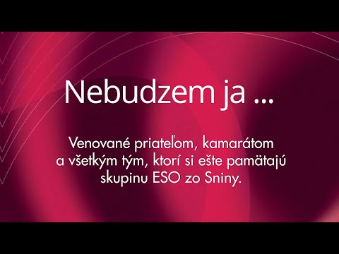 Skupina ESO - Nebudzem ja