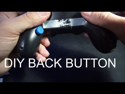 PS4 DIY controller back button!