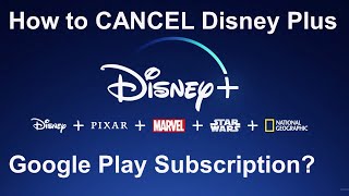 How to CANCEL Disney Plus Google Play Subscription?
