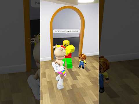 ROBLOX SNAPCHAT TROLLING 75 😹👹 STRICT DAD WITH HIS BAD KID #funny #robloxmemes #meme #roblox