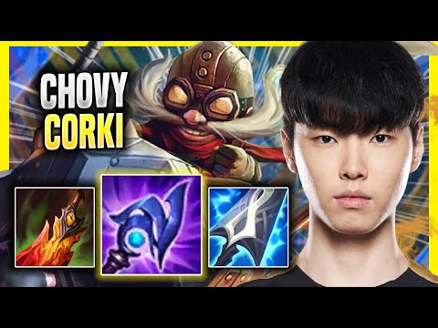 CHOVY IS INSANE WITH CORKI! - GEN Chovy Plays Corki MID vs Akali! | Season 2022