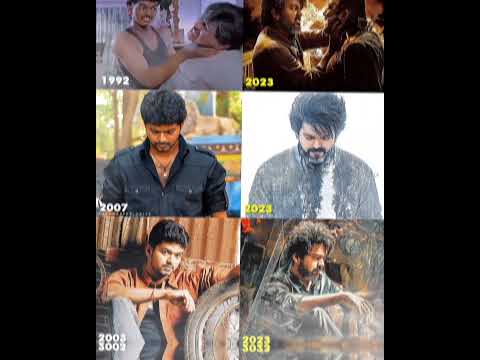 1992-2023 2007-2023 2003-2023 Transformation Of Thalapathy#thalapathyvijay#leo