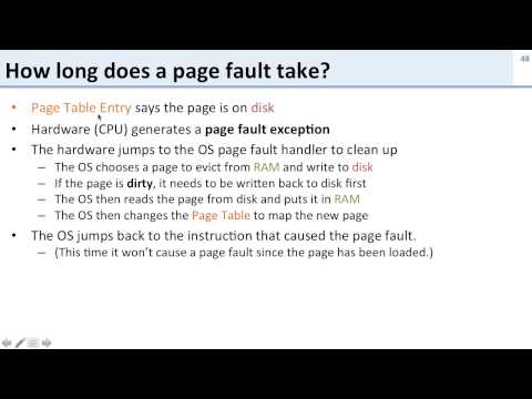 Virtual Memory: 8 Page Faults