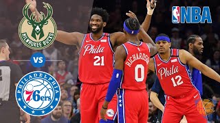 Milwaukee Bucks vs Philadelphia 76ers - 3rd Quarter Game Highlights | February 22, 2020 NBA Season