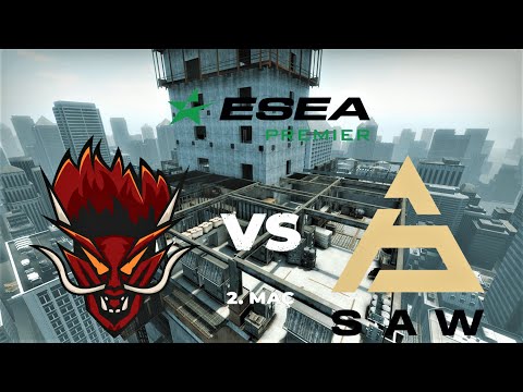 Sangal vs. SAW  2.Map - ESEA Season 38: Premier Division - Europe