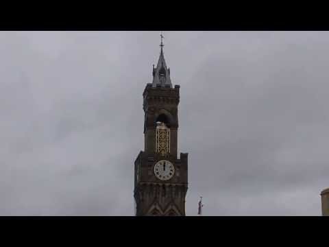 Bradford City Hall Clock and Park Video