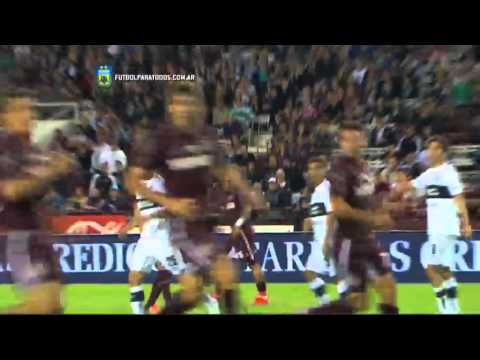 La polémica del gol de Velázquez. Lanús 1 - Gimnasia 0. Liguilla Pre-Sudamericana 2015. FPT.