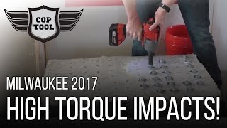 Milwaukee M18 FUEL High Torque Impacts 1,400 ft-lbs - ONE-KEY Options NPS17