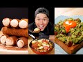 Best Of Bayashi Foods MUKBANG COOKING ASMR