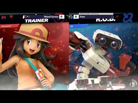 TJ 15 SSBU WR1 - ObeseTyrese (ROB) vs Tone (Pokemon Trainer / Bowser)