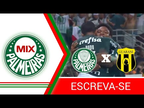 Palmeiras 3 x 1 Guaraní PAR - HAT-TRICK DE LUIZ ADRIANO ! Melhores Momentos - Libertadores 2020