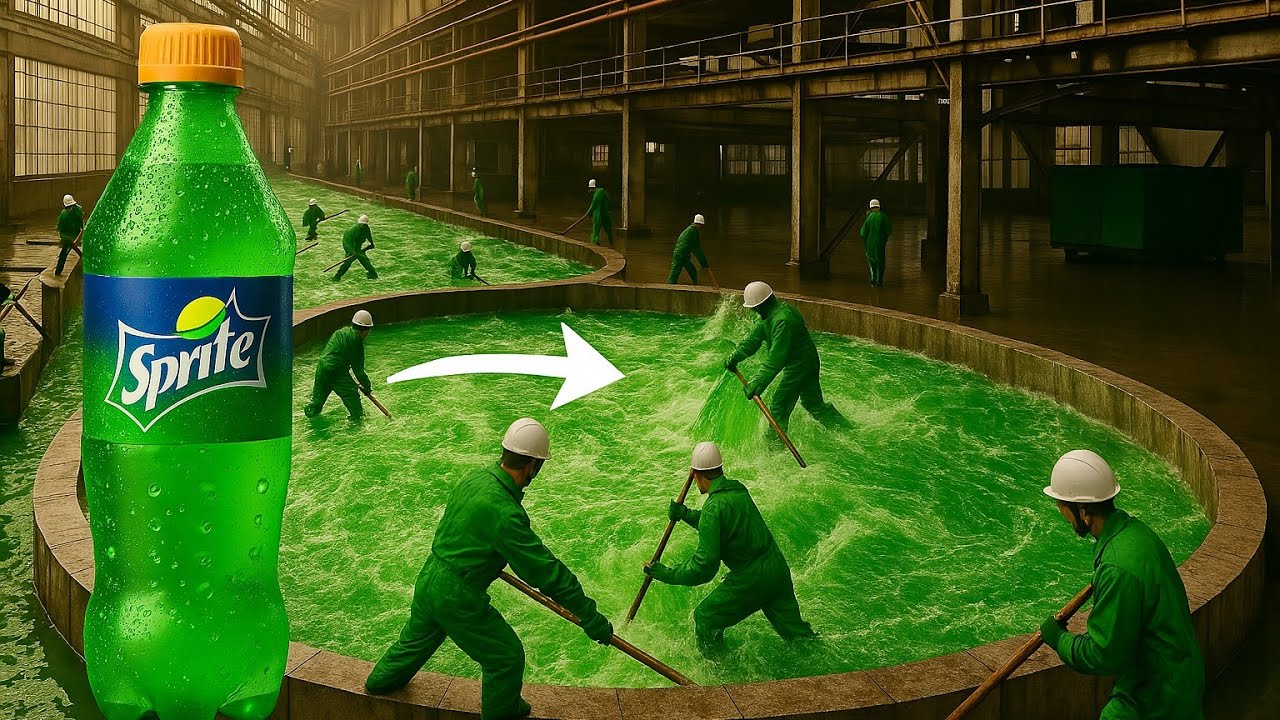 Como o SPRITE é feito na FÁBRICA - Processo Industrial