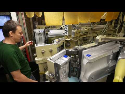 How it's made: safety boots with a steel toe cap