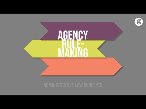 Agency Rulemaking