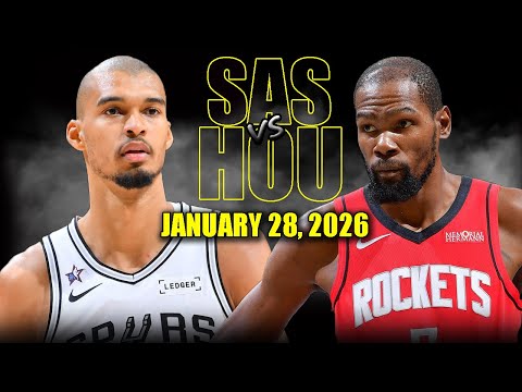 San Antonio Spurs vs Houston Rockets Full Game Highlights – January 28, 2026 | NBA Season