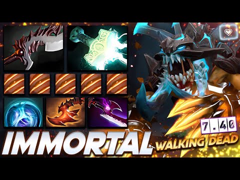 Lifestealer Walking Dead 7.40 Carry - Dota 2 Pro Gameplay [Watch & Learn]