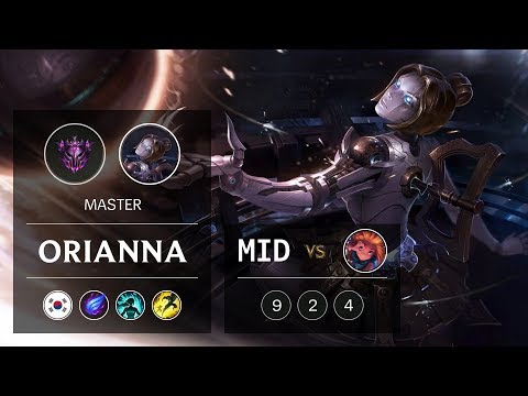 Orianna Mid vs Zoe - KR Master Patch 9.6