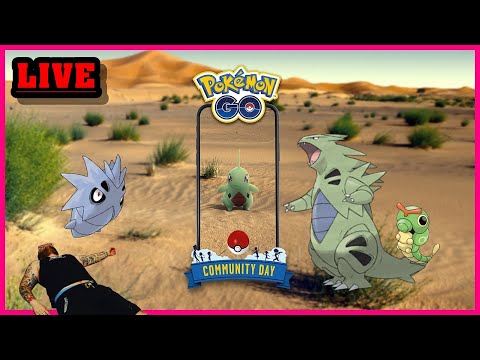 (🔴LIVE) ✨ Shiny ✨ Larvitar Community Day (CLASSIC) !!! | Pokémon GO Deutsch # 2302