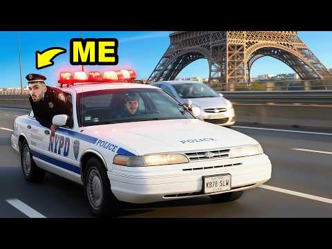 Driving a FAKE Police Car Across Europe...