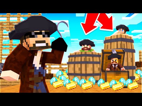 Minecraft Hide and Seek as TINY Pirates