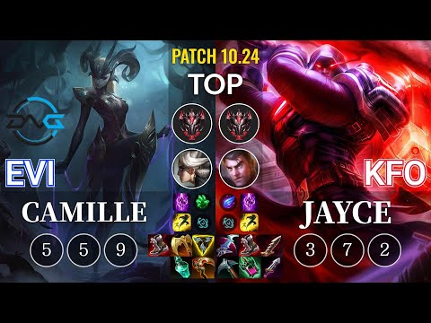 DFM Evi Camille vs kfo Jayce Top - KR Patch 10.24