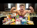 COLLEGE SUMMER GROCERY HAUL W/ BODYBUILDER & POWERLIFTER