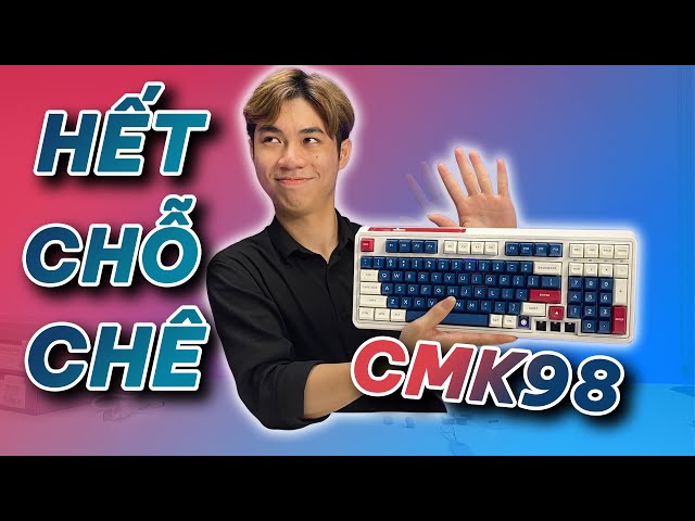 Bàn phím cơ FL-Esports CMK98 SAM Metal Heart Kailh Jellyfish switch