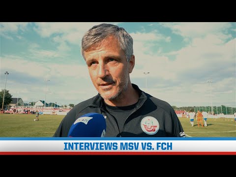 Interviews nach dem ersten Testspiel gegen den MSV Pampow