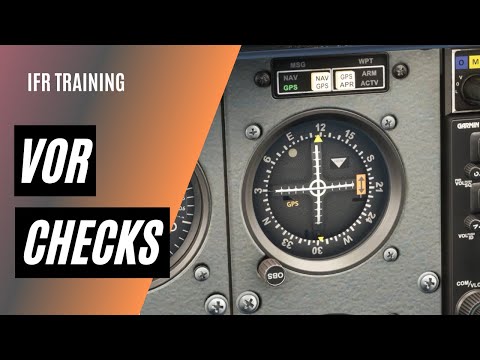 How to do a VOR Check | VOR Inspection 91.171