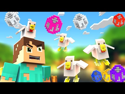 Game Craft: Surprise Minecraft Chicken Game | Monster School Animation Comedy Videos