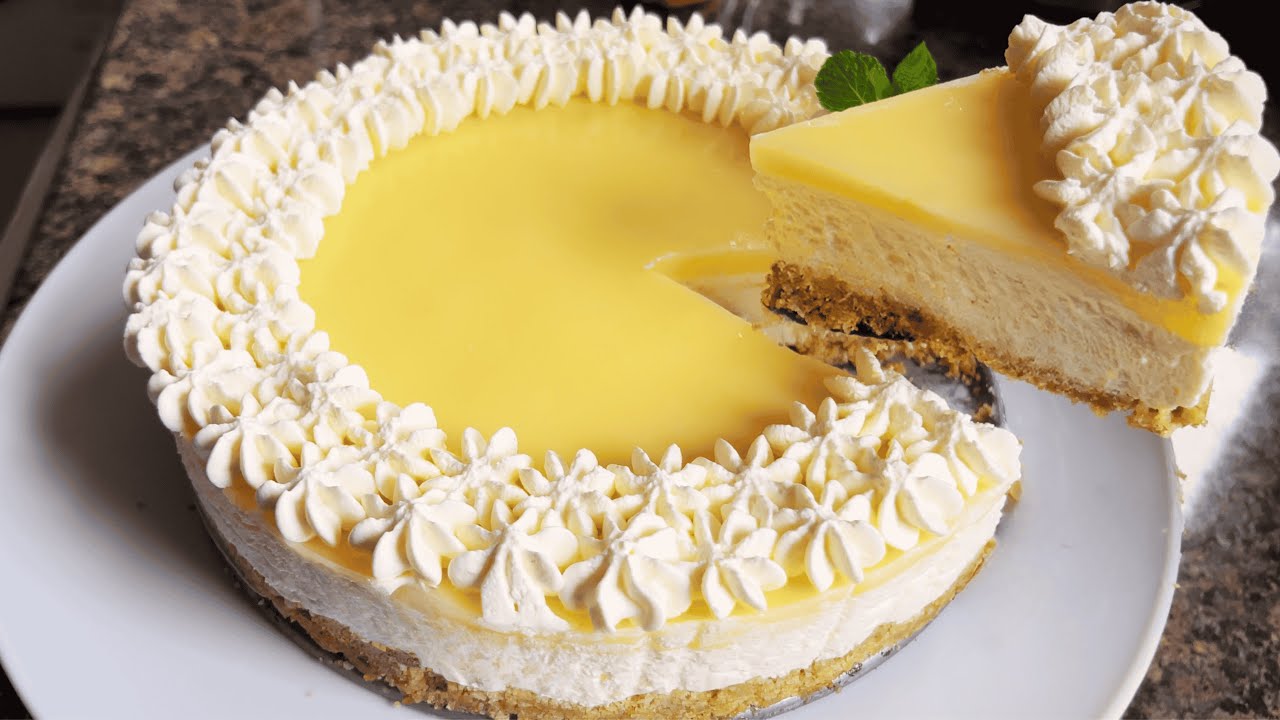 NO OVEN! NO BAKE!? 15 minutes! No flour! Do you like lemons? 🍋You will make this cake everyday!