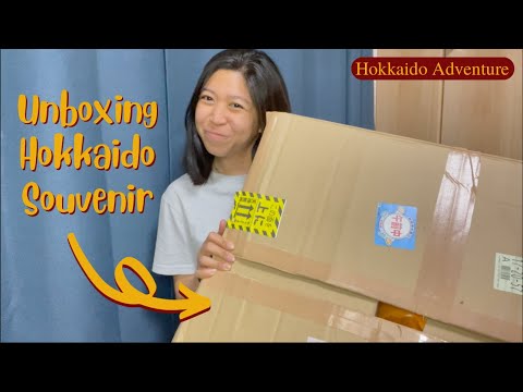 desembalagem de souvenirs de Hokkiado | retirada de souvenirs