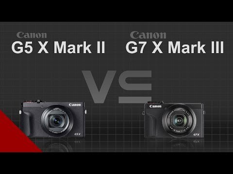 Canon PowerShot G5 X Mark II vs Canon PowerShot G7 X Mark III