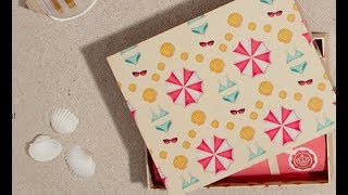 August 2018 Glossybox  #GLOSSYbeach  #GLOSSYBOXUS