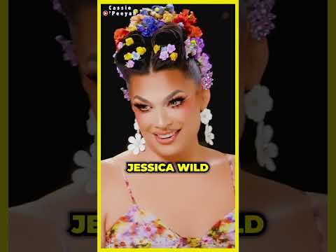 😱 Does Valentina Do a Better Jessica Wild than Jessica?? #shorts #trixieandkatya #pitstop #dragrace